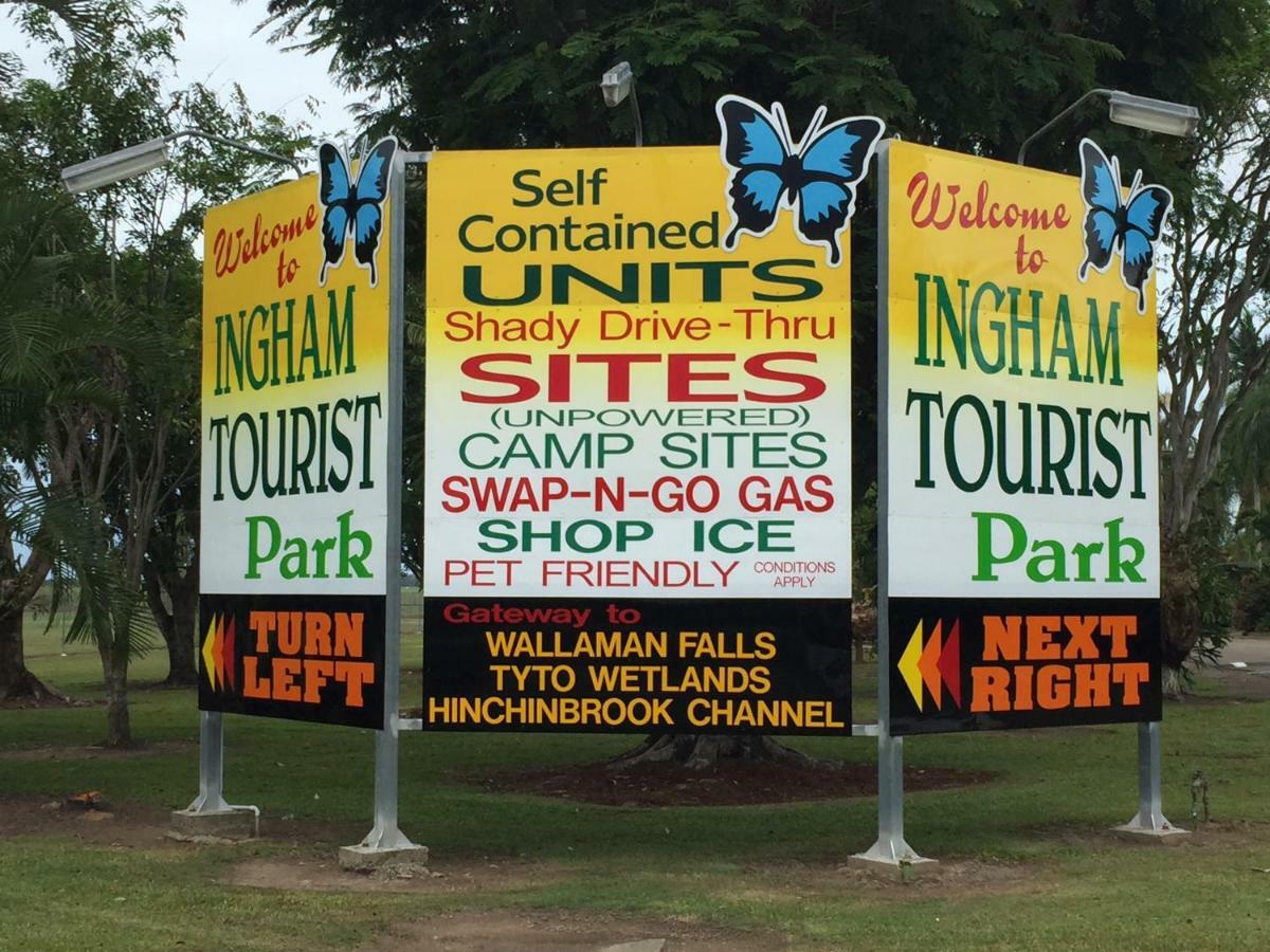 Ingham Tourist Park Hotel Bagian luar foto